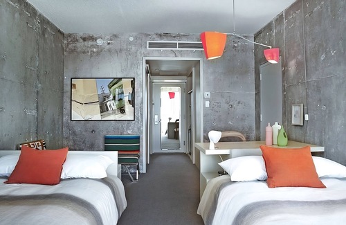 Wilshire Center Hotel | The LINE Hotel Los Angeles, High-level Hollywood Hills View Double, Onsite Pool!