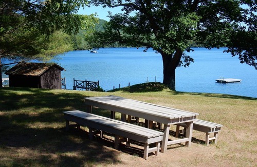 Industry Cabin | The Love Nest - a Cozy Lakefront Log Cabin