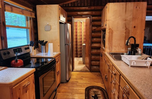 Lake George Cabin | The Owl of Lake George 2 BR deck lake views fireplace