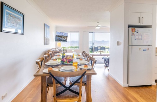 Soldiers Point Apartment | The Pelicans, 2/53 Soldiers Point Road - ground floor unit on the waterfront