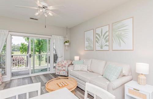Carolina Forest Apartment | The Salty Fairway, Golf Course Condo with Resort Style Pool, 5 Miles from Beach, Fully updated
