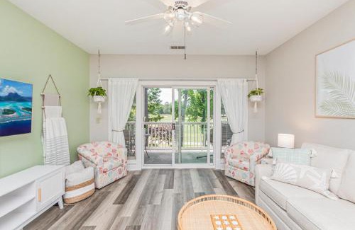 Carolina Forest Apartment | The Salty Fairway, Golf Course Condo with Resort Style Pool, 5 Miles from Beach, Fully updated