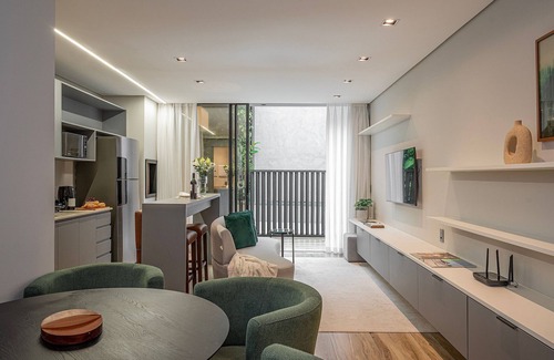 Estados Apartment | The Spot One by Viva - Luxo e acesso direto ao Balneário Shopping