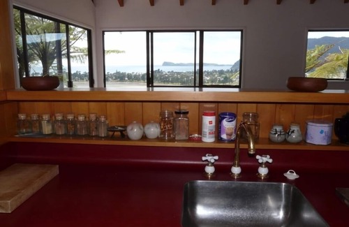 Tairua House | The Tairua Tree House - a traditional NZ bach overlooking Tairua harbour