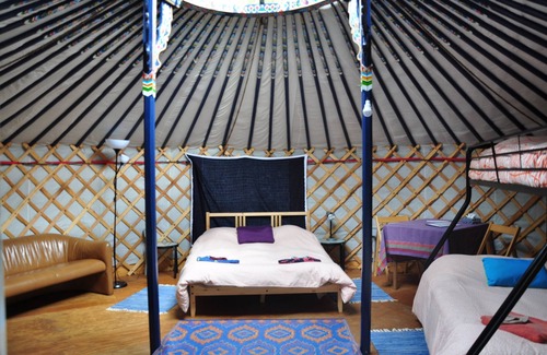Indian Brook House | The White Moon Yurt at Cabot Shores Wilderness Resort