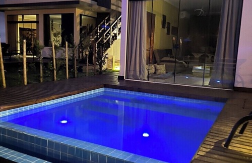 Praia Grande Ski Chalet | Theme Chalets with heated pool at the foot of the Malacara Canyon.