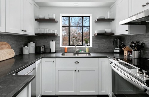 Boise Condo | This building and the apartments within could not have been restored with any more care and detail.