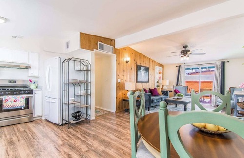 The Garden District House | This centrally located 3 bedroom 2 bathroom features a full size pool and electric vehicle charging on site.