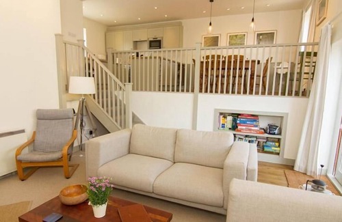 Brancaster Staithe Cottage | This delightful cottage has a fabulous open-plan kitchen/dining area with fitted kitchen. French doo
