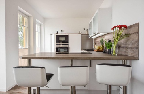 Kamminke Apartment | This newly built house is located in the small fishing village of Kamminke, in only