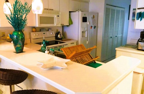 Ponce Inlet Condo | This stunning oceanfront 2BR condo in peaceful Ponce Inlet offers breathtaking beach views. Relax on the wraparound balcony with your morning coffee as pelicans glide by and dolphins surface in the waves below.