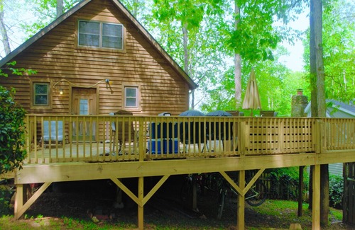 Snellville House | Three Story Cedar A-Frame Lake House With Plenty Of Amenities