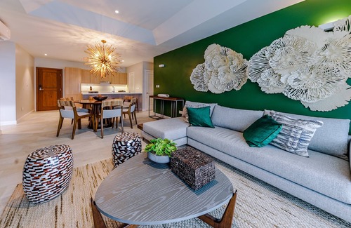 Calvigny Condo | Tiger's Eye Luxury and Ocean views! Stylish interior