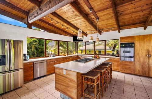 Hanalei House | Tiki Home - Unique Custom Home Steps to the Beach and Town