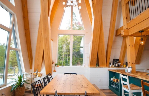 Alban Cabin | Timber A-Frame Cabin on French River