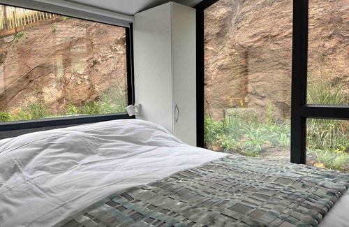 Orbey Cabin | Tiny House in Alsace with Hot Tub and mountain views