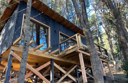 Peninsula San Pedro Cabin | Tiny house meters away from lake nahuel huapi. Access to the beach from the house.