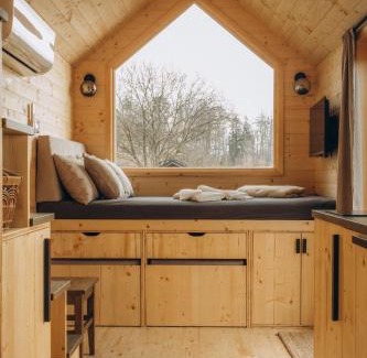 Nove Hrady House | Tiny house s vyhřívacím koupacím sudem