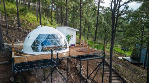 Comayagua Ski Chalet | Tiny Pines A-Frame Cabin, Domes and Luxury Glamping Site