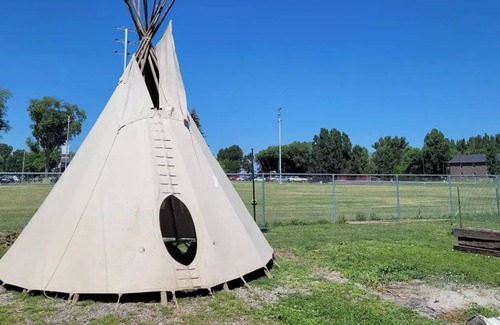 Rexburg RV Rental | Tipi on the way to Yellowstone