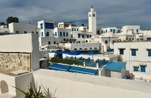 Sidi Bou Said Villa | Panoramic 360° View Sidi Bou Saïd
