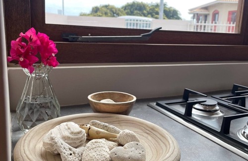 Jan Thiel House | Toko Ti: stylish tropical house with large veranda & saltwater pool is relaxation