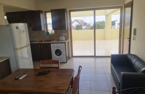 Dromolaxia Apartment | Top floor 1 bedroom apartment with a big terrace