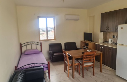 Dromolaxia Apartment | Top floor 1 bedroom apartment with a big terrace