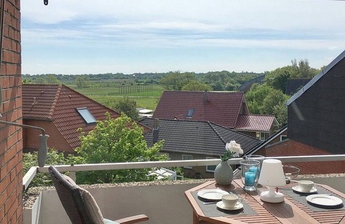 Borkum Apartment | Top floor apartment with great balcony and wonderful view over the island - Holiday Residence