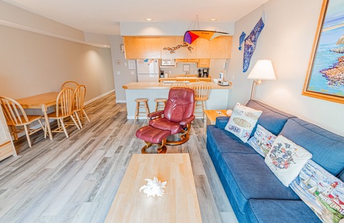 Lincoln City Condo | Top floor condo with bay and ocean views in historic Taft, Lincoln City!