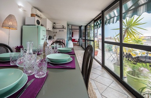 Naples City Centre Apartment | Top floor panoramic terrace in historical center