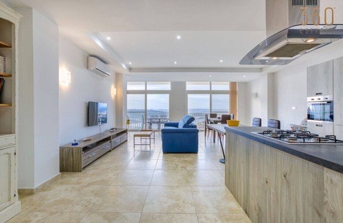 Mellieħa Heights Apartment | Top of the world 2BR home with spectacular views.