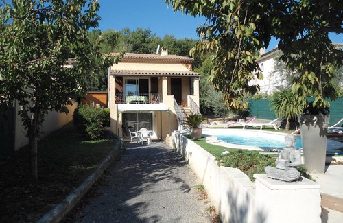 La Gaude Villa | TOP OF VILLA WITH HEATED SWIMMING POOL IN THE GAUDE VILLAGE CLOSE CAGNES AND NICE
