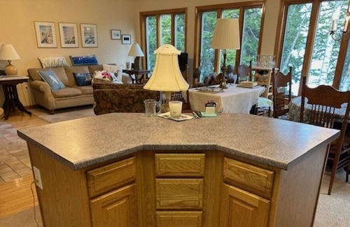 Steuben Cottage | Tranquil Retreat: Cozy Home with Private Deck and Water Views