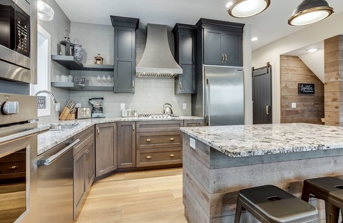 Mayfield House | Traverse City Lakemore Resort Luxury Lakefront Home w/Hot Tub on Arbutus Lake