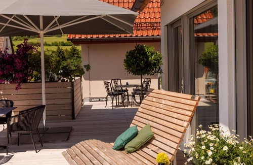 Lautlingen Apartment | Triple room with shower and WC