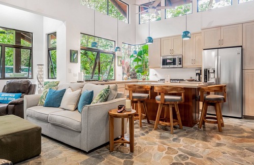 Cascada Azul House | Tropical hideaway with private pool, serene patio, and easy access to adventure