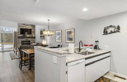 Harbor Springs Condo | Trout Creek #122 SHUTTLE TO NUBS! POOLS &Fitness!