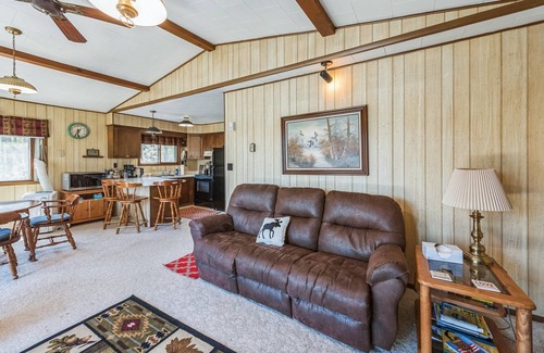 Herron Cabin | Twice Upon A Lake (Curran, MI) Sleeps 6, Waterfront off Crooked Lake.