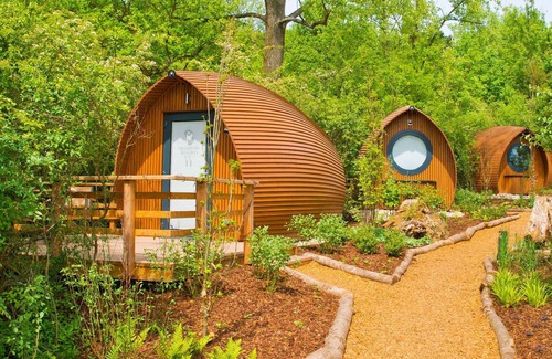 Kleinblittersdorf Cabin | Twin Room - Glamping Resort Biosphere Bliesgau