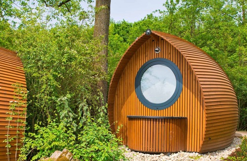 Kleinblittersdorf Cabin | Twin Room - Glamping Resort Biosphere Bliesgau