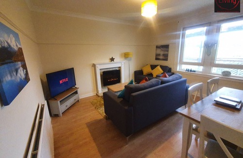Airdrie Apartment | Two Bedroom Apartment by Klass Living Serviced Accommodation Airdrie - Nicol Apartment With WiFi & Parking