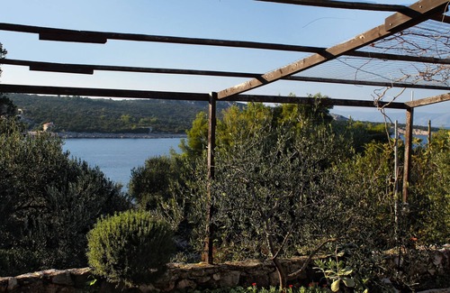 Pokrivenik Apartment | Two bedroom apartment with terrace and sea view Cove Pokrivenik, Hvar (A-5224-a)
