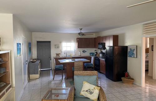 North District House | Two Bedroom/full kitchen - Ocean view - steps from dive shop/harbor/restuarant