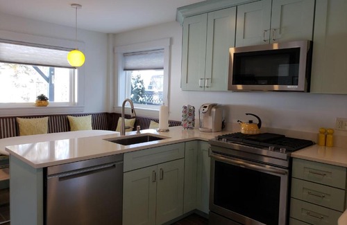 Hallowell Apartment | Two bedroom Mid Century Modern apartment in downtown Hallowell
