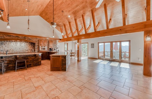 Incline Village Villa | Two-story lakeview villa with two kitchens, patio, firepit, & multi-level deck
