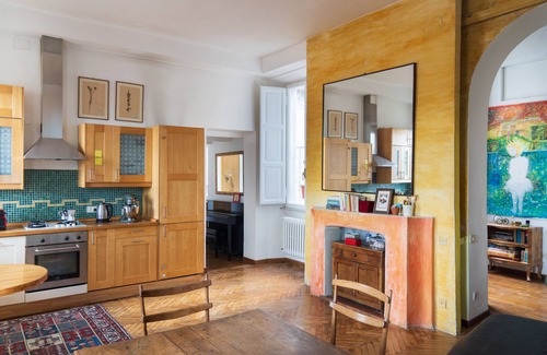 Trastevere Apartment | Unique view in Trastevere.Terrace,AC, Bright,1300 sqft, 5th floor, lift, 6peopl