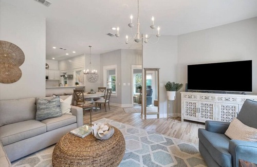 Dune Allen Beach House | Unwind in Style at Saltseeker: Private Pool with free pool heat,Golf cart, 3 min to beach