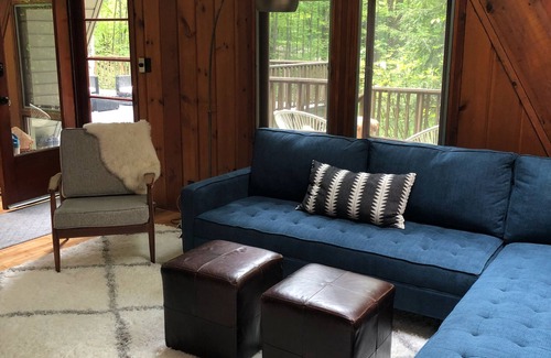 Harbor Springs Ski Chalet | Updated A-frame ski chalet.Walk to Nubs Nob!