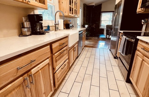 Evergreen House | Updated House with 💯% privacy, secluded 2acres & lots of outdoor living areas.